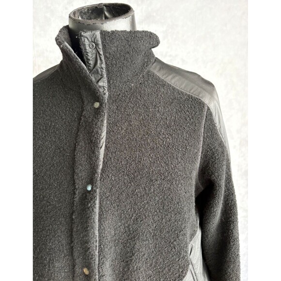 Lululemon Women's Two Tone Fleece Jacket Size 12 Black - Picture 2 of 10